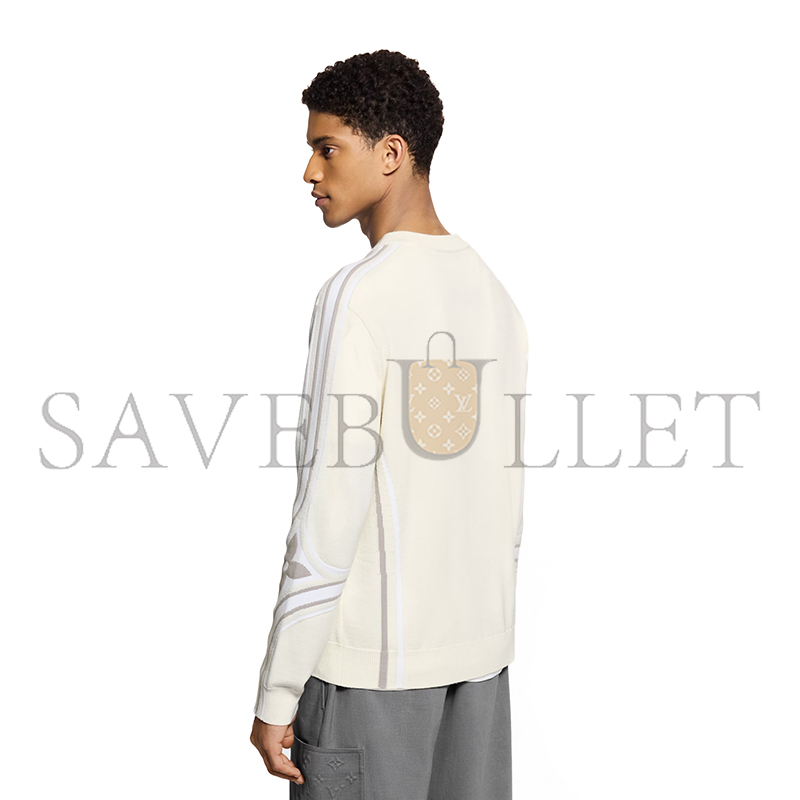 LOUIS VUITTON GRAPHIC KNITTED CREWNECK 1AJBW6